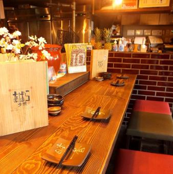 【The open kitchen of the best part】 The seat of the proud counter is an open kitchen!