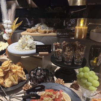 【包場自助餐×無限暢飲】包場套餐 8,000日圓（含稅）