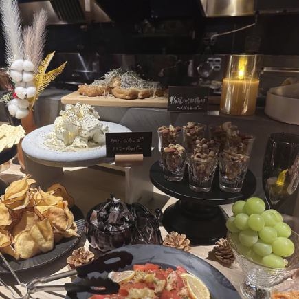 【包場自助餐×無限暢飲】包場套餐 8,000日圓(含稅)