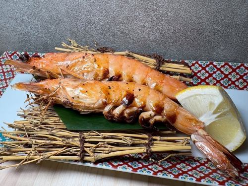 天使の海老の塩焼き