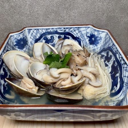 ハマグリ酒蒸し