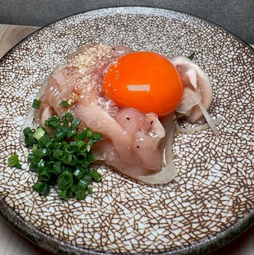 鶏塩ユッケ