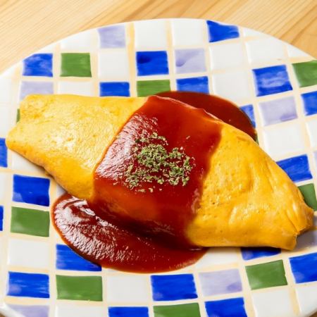 昔ながらのオムライス