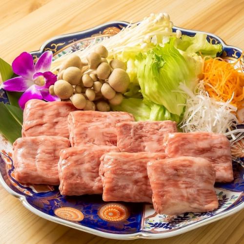 素材の旨みを存分に味わえる贅沢しゃぶしゃぶに舌鼓♪