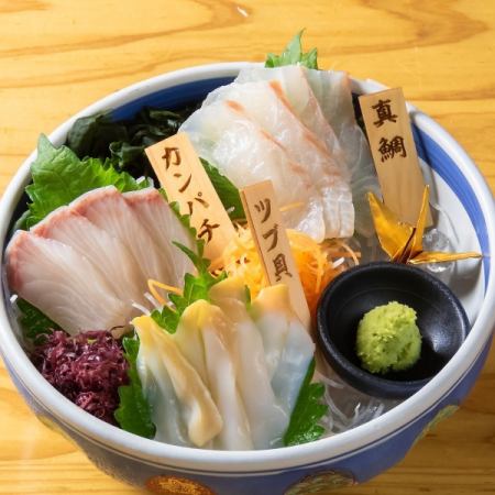 板長厳選 刺身盛り合わせ 三種
