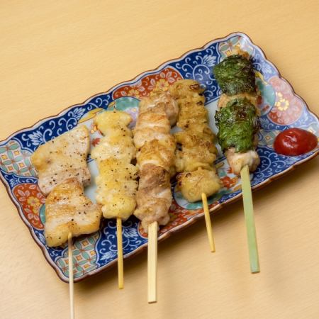 焼鳥5種盛り合わせ