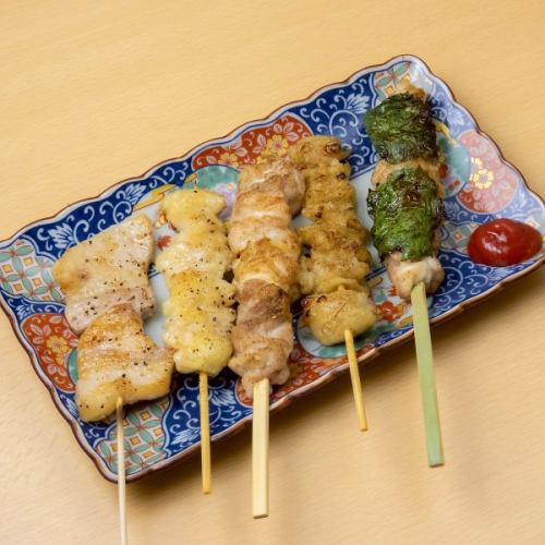 焼鳥5種盛り合わせ