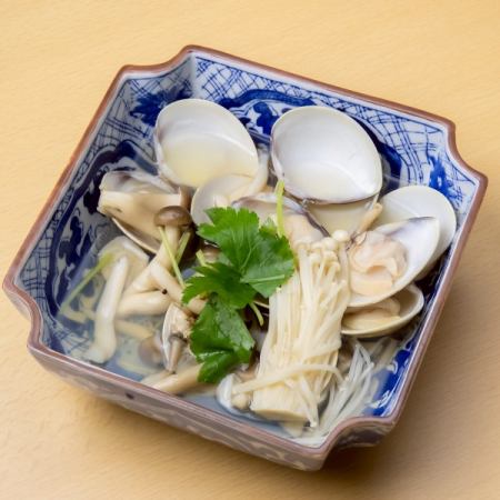 ハマグリ酒蒸し