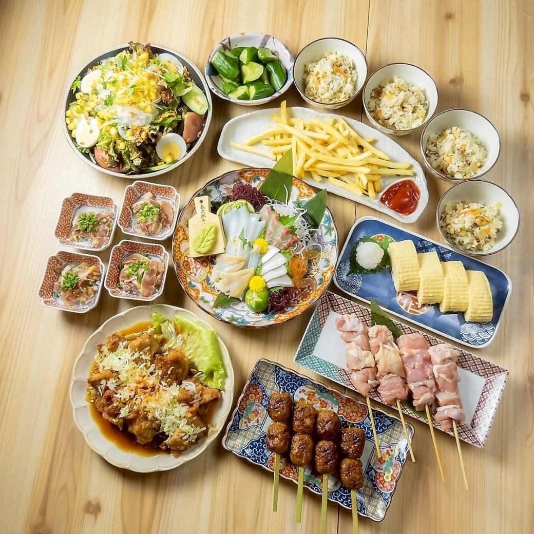 飲み放題付きのお得なコースもあります!料理もお酒も楽しもう♪