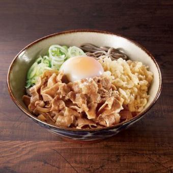 [冷热] 猪肉荞麦面配热鸡蛋（小份）