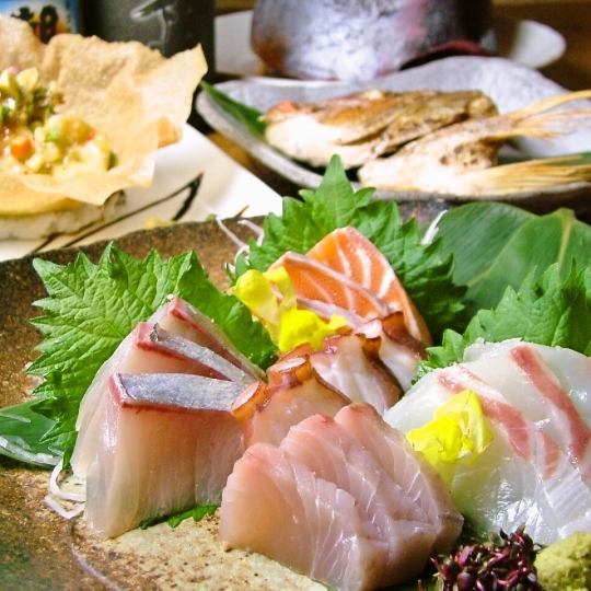 [Tokaiya Omakase Course] 4,000 yen including 8 dishes and 120 minutes of all-you-can-drink