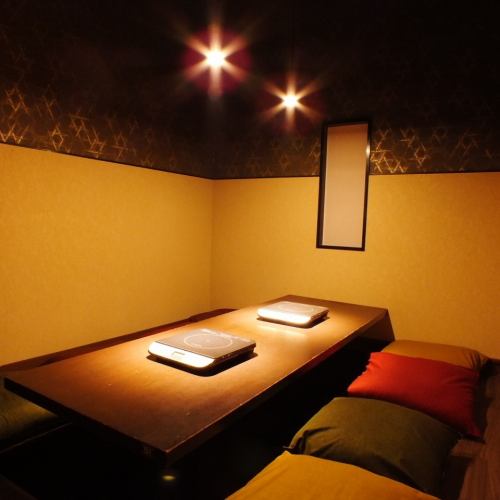 Completely single room seats for 7 to 9 people ♪