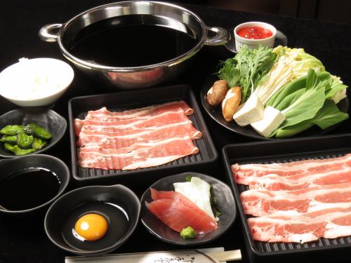 All-you-can-eat sukiyaki and shabu-shabu from 1599 yen