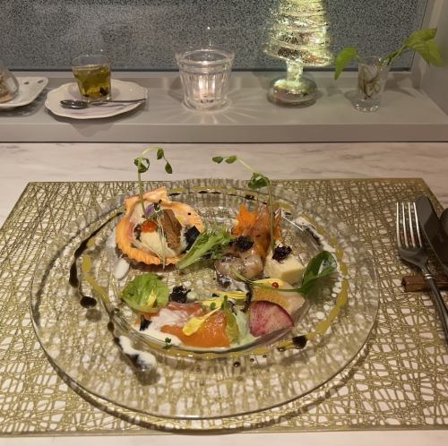 【冷前菜】海の幸ファンタジー　トリュフの香り