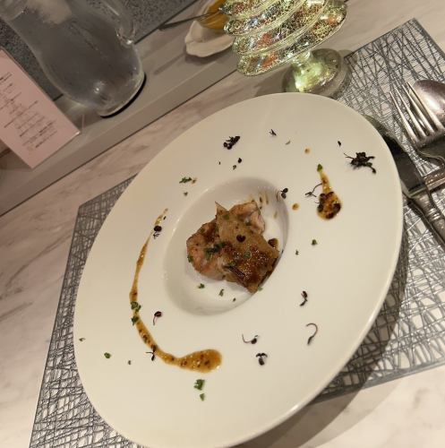 【温前菜】リードボーとイベリコ豚のギャレット（ポルト酒風味）