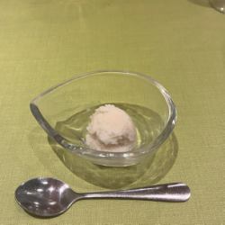 【お口直し】アーモンドミルクのシャーベット