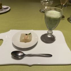 【アミューズ】大根のゼリー