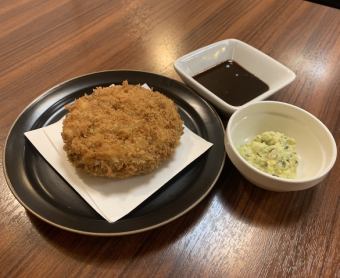 A4 100% beef minced meat cutlet with Japanese black beef