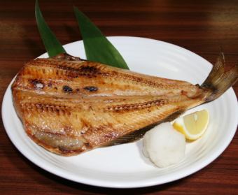 Plump atka mackerel grilled