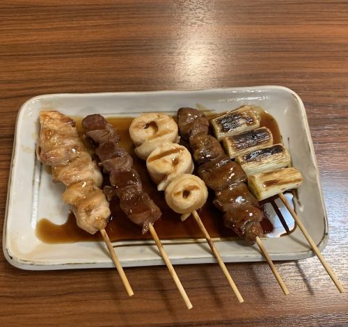 Assorted skewers (5 skewers)