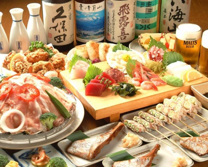 特产“ Shirokoro激素串”和“生鱼片”非常美味！昭和复古抹子居酒屋