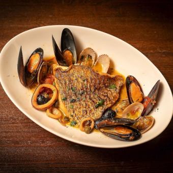 Sea bream aquapazza delivered directly from Funabashi Market