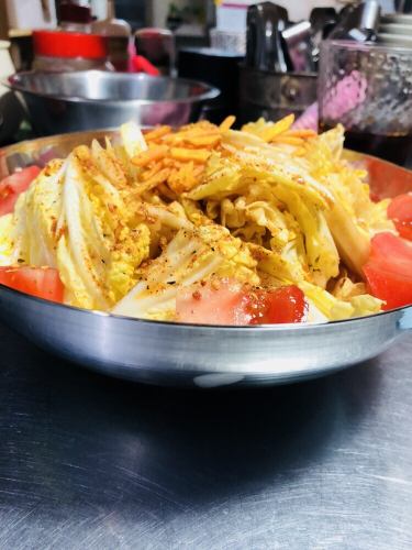 Chinese cabbage and choregi salad