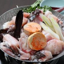 *Reservation required 2 days in advance* [8,000 yen course "Monkfish hotpot" with all-you-can-drink] <7 dishes in total>