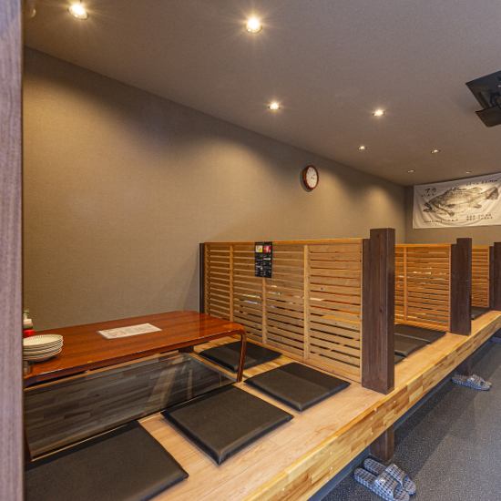 Families can also visit! We have spacious tatami seats.