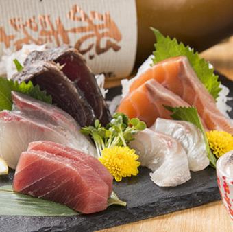 お造り5種盛り合わせ