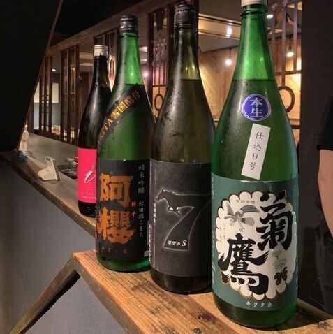 日本酒も豊富にご用意あり