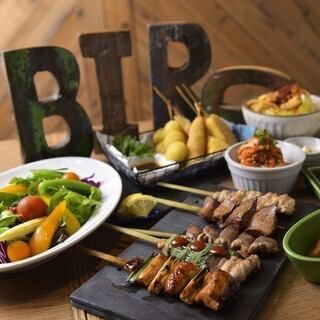『 焼鳥の』 6500円(税込)コース 【120分飲み放題付き】