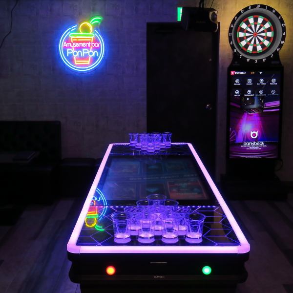 [1 game of beer pong is free★] If you make a reservation before 10pm, 1 game (700 yen/person including a game drink) → Free for everyone!!!