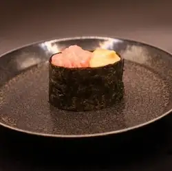 ネギトロめんたいマヨ軍艦