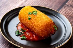 "Nanatsuboshi" rice croquette from Furano, Hokkaido (1 piece)