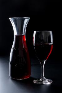 【イタリア直輸入】オリジナルワイン（モンテプルチアーノ・ダブルツォ）グラス　120ｍｌ