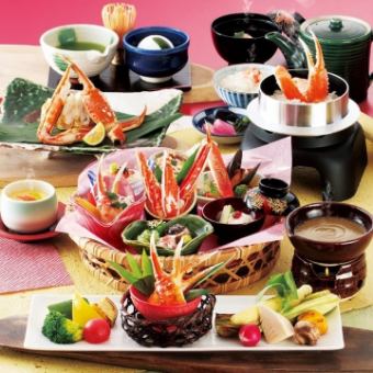 Limited time only from 4/1 to 5/31 [Colorful crab basket and bagna cauda kaiseki] Hatsuhana (8 dishes) 8,580 yen (tax included)