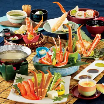【限時8月1日至9月15日】繽紛蟹肉刺身懷石料理套餐（第二彈）【鈴音】16道奢華料理 ◆ 12,100日圓（含稅）