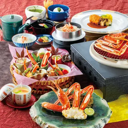 [Limited time offer: September 16th - November 15th] Grilled Crab Kaiseki Course "Shūgetsu" (12 dishes total) 7480 yen (tax included)