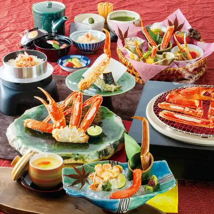 【限时优惠：9月16日至11月15日】烤蟹怀石料理套餐“Shuka”（共14道菜）8800日元（含税）