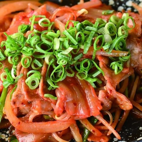 Spicy pork kimchi