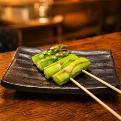 Asparagus skewers