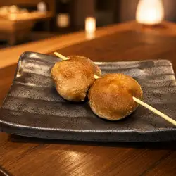 Shiitake mushroom skewers