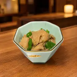 Braised chicken skin