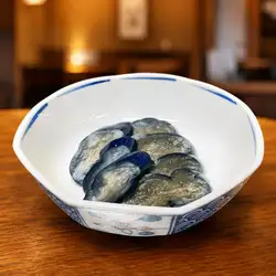 Lightly pickled eggplant with wasabi / Lightly pickled cucumber