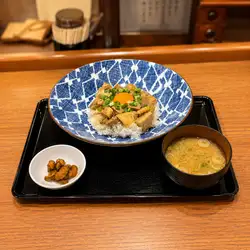 Meat rice bowl