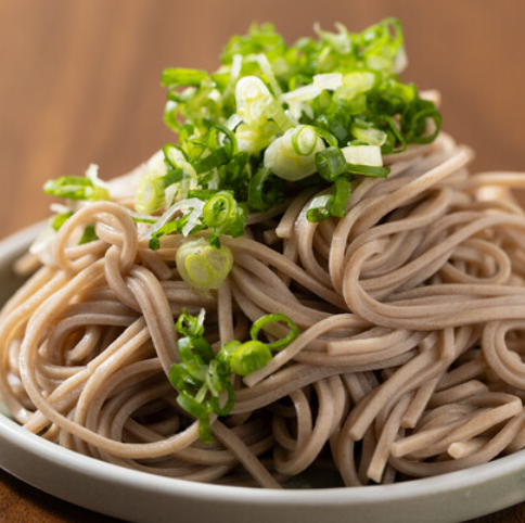 Soba noodles as a final dish