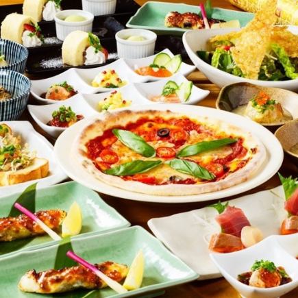 [Includes 100 minutes of all-you-can-drink ◇ Enjoy creative cuisine at a great value] Kikyoya course <9 dishes in total> 4,940 yen (tax included)