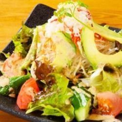 Japanese crab and avocado salad