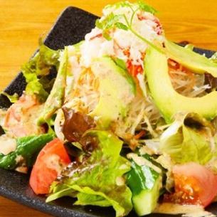 Japanese crab and avocado salad